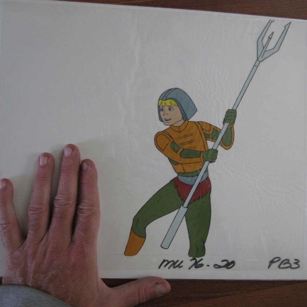 1980's Masters of the Universe He-Man Production Animation Cel